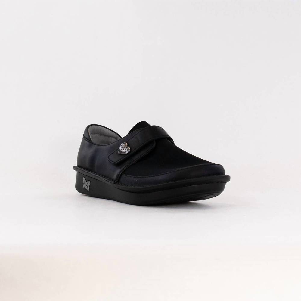 NEW ALEGRIA women's brenna loafers in oiled black - Picture 3 of 6